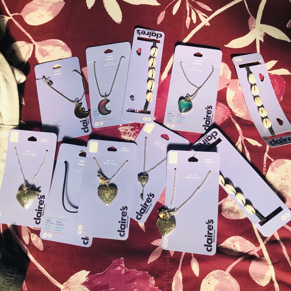 Necklaces and anklets